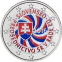 2 Euro (First Presidency of Slovak Rep. of EU Council. Coloured 5)