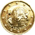 2 Euro (25th anniversary of the Slovak Republic. Gilded)