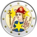 2 Euro (600th Anniversary Barbara Celje. Coloured 2)