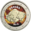 2 Euro (UNESCO World Heritage. Altamira Cave. Coloured 5)