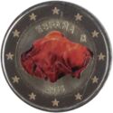 2 Euro (UNESCO World Heritage. Altamira Cave. Coloured 6)