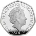 50 Pence (Team GB's Participation in the 2020 Tokyo Olympic Games. Silver)