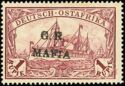 SMS "Hohenzollern" overprinted "G.R. MAFIA"
