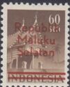 Temple series Smelt type 1949 - red overprint