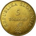 5 Tolarjev (Olympic Centennial)
