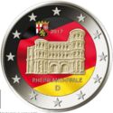2 Euro (Rheinland-Pfalz. Coloured 6)