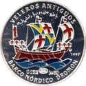 1,000 Pesetas (Old sailing ships - Northern European ship)