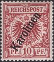 Crown/eagle with overprint