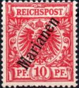 overprint on Reichpost