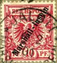 Overprint "Marshall-Inseln" on Reichpost Issue