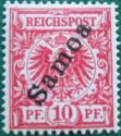 overprint on Reichpost
