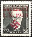 Tomáš Garrigue Masaryk, overprinted