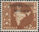 Map of India - Vietnam Overprint