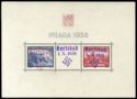Stamp exhibition PRAGA 1938, overprinted