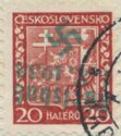 Czechoslovak Coat of Arms, overprinted