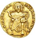 1 Solidus (Constantine VII, Porphyrogenitus, with Romanus I and Christ)