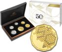 Various Dollars (Set 2015 50th Anni. Royal Australian Mint Proof)