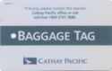Cathay Pacific Marco Polo Diamond Baggage Tag