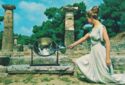 Olympia. The Olympic Flame Ceremony of Lighting