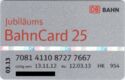 Jubiläums BahnCard 25