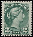 Queen Victoria (1819-1901) - deep green perf 11陆 x 12