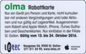 Letec 10% "Olma Rabattkarte"
