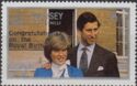 Birth of Prince William on 50p Royal Wedding stamp