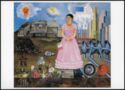Frida Kahlo - Selbstporträt an der Grenze zwischen Mexiko und den Vereinigten St
