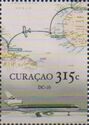 Map of Amsterdam-Curacao Route and DC-10