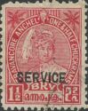 Maharaja Bala Rama Varma XI (overprint)