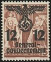 Overprint over 20 Years Independence - Jadwiga and Jagiello