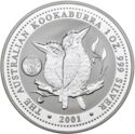 1 Dollar (Kookaburra. Privy Vermont quarter)