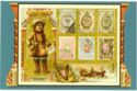 Russian Postman and stamps from nineteeth century