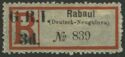 Registration Label for Rabaul - Surcharged