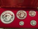 Various Dollars (Set 2000 Year of the Dragon Silver 5 coins)