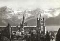 Lausanne La Cathédrale and les Alpes