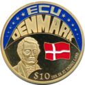 10 Dollars (ECU - Denmark)