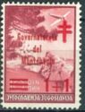 Yugoslavia Stamp Overprint "Governatorato..." red