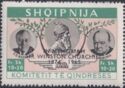 Roosevelt, Churchill, Kastrioti - Churchill overprint