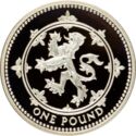1 Pound (Scottish Arms - Silver edition)
