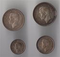 Various Pence (Maundy set 1947 - 1948)