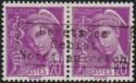 overprint on Type Mercure - Paire surchargée