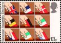 Hands placing National Flags in Ballot Boxes - 13p