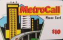 MetroCall Phone Card $ 10