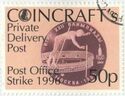 Coincraft's Private Delivery Post. Post Office Strike.