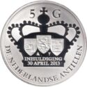 5 Gulden (King Willem-Alexander accession of Throne)