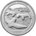 25 Cents / Quarter (Effigy Mounds National Monument. Silver)