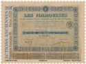 Stock Certificate for Les Marquises Company