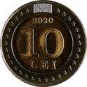 10 Lei (30th anniversary since the adoption of the State flag of the Republic of Moldova)