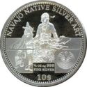 10 Dollars (Navajo Native Silver Art)